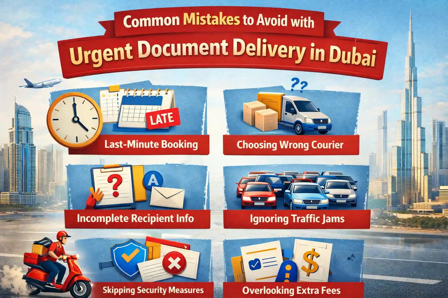 Common Mistakes to Avoid with Urgent Document Delivery in Dubai