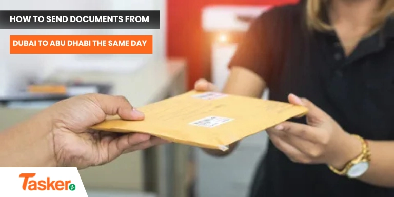 Same Day Document Delivery Dubai to Abu Dhabi