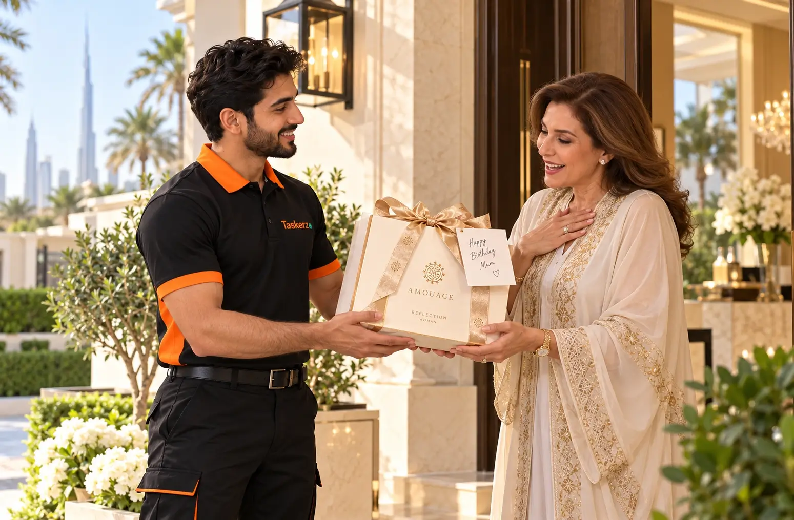 Luxury Birthday Delivery at the Villa Door