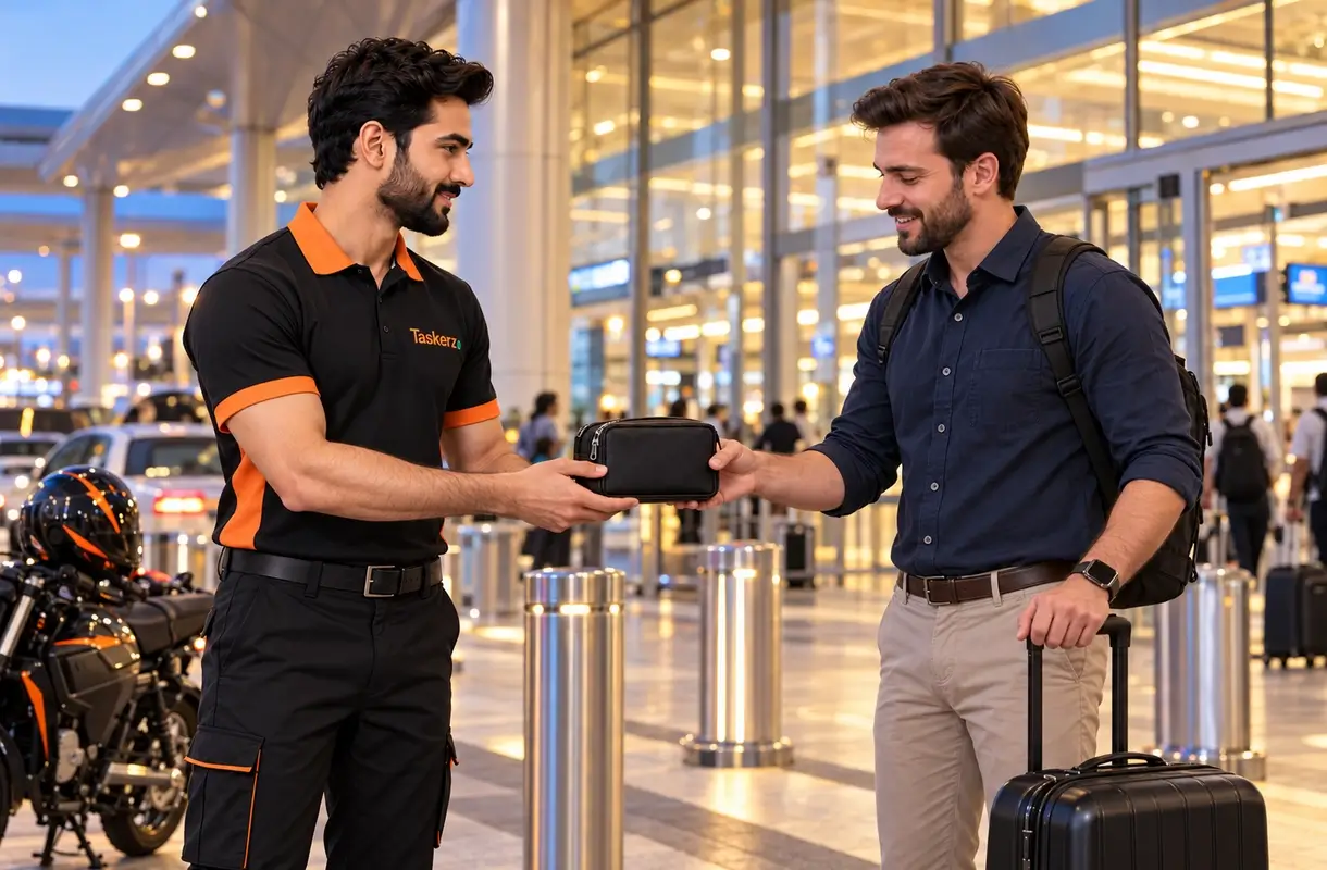 Taskerz_Airport_Pouch_Delivery